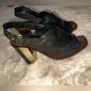 Tory Burch Black leather sandals